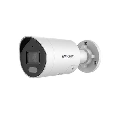 [ PROTECCIÓN ACTIVA ] Bala IP 4 Megapixel / Imagen a Color 24/7 / PoE / Lente 2.8 mm / Luz Blanca 40 mts / Exterior IP67 / Luz Intermitente y Alerta de Audio / Videoanaliticos (Filtro de Falsas Alarmas) / WDR 130 dB / Captura Facial