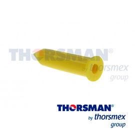 CLAVITHOR THORSMAN TCP1 1207-02100 TAQUETE PARA FIJAR CON CLAVO 3/32pulg x 1pulg COLOR AMARILLO, CAJA 100 PIEZA, ELABORADO CON POLIESTIRENO DE ALTO IMPACTO, FLEXIBLE, RESISTENTE AL IMPACTO, REALIZA UNA EXPANSIÓN, PARA USO EN INTERIORES
