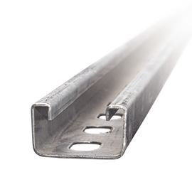 Unicanal Perforado 4 X 2 cm X 3 m / Calibre 16 / Galv. Electrolítico