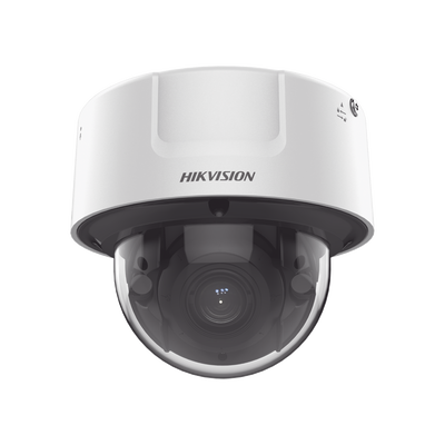 Domo IP 4 Megapixel / 30 mts IR EXIR / Lente Mot. 2.8-12 mm / IK10 / H.265+ / WDR 140 dB / Detección Facial / DeepinView / Búsqueda por Atributos / Micrófono Integrado