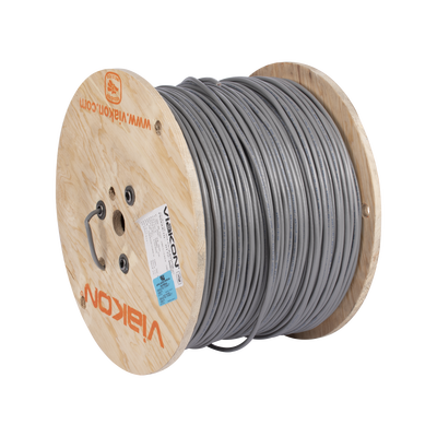 Carrete de 500 mts de cable de 5 pares calibre 24 blindado