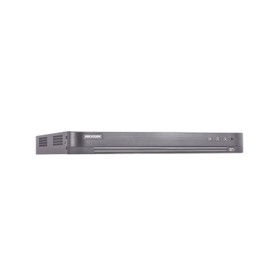 (ACUSENSE / Evita Falsas Alarmas) DVR 8 Megapixel / 8 Canales TURBOHD + 8 Canales IP / 2 Bahía de Disco Duro / Audio por Coaxitron / 8 Entradas de Alarma / 4 Salida de Alarma /  H.265+