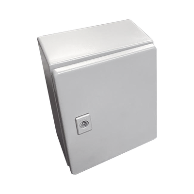 Gabinete de Acero, Nema 4 -IP 66 de 60 x 60 x 25 cm con Platina y certificado UL.