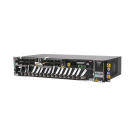 OLT GPON Carrier Class, 2 Ranuras, 1 Tarjeta GPOA de 16 puertos GPON, 1 Fuente de CA, 2 UR