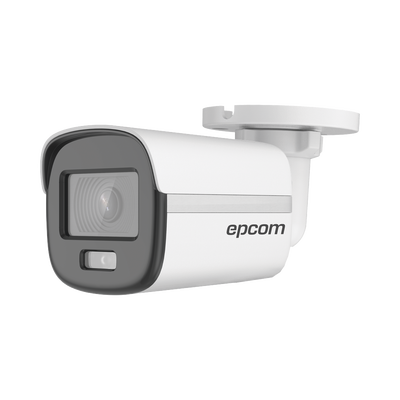 Bala TURBOHD 3K (5MP) / Lente 3.6 mm / Micrófono Integrado / Imagen a color 24/7 / Luz Blanca 40 mts / Exterior IP67 / dWDR / 4 Tecnologías