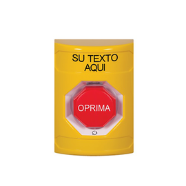 Botón de Texto Personalizado en Español, Girar para restablecer