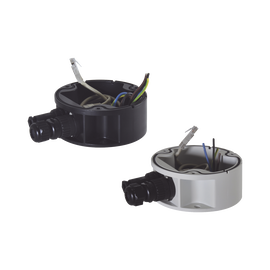 Soporte de Parapeto para Cámara PTZ ULISSE EVO Gris/Blanco con Puertos Ethernet/PoE  + 4 Bornes de Tornillo para Alimentación Entrada/Salida