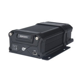 NUBE EPCOMGPS / DVR móvil / almacenamiento en HDD / 4 canales AHD + 4 canales IP / compresión de video H.265 / CHIP IA embebido