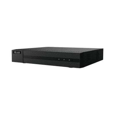 (AUDIO POR COAXITRON) DVR 2 Megapixel (1080P) lite / 4 Canales TURBOHD + 1 Canal IP / 1 Bahía de Disco Duro / H.265+ / Salida de vídeo Full HD