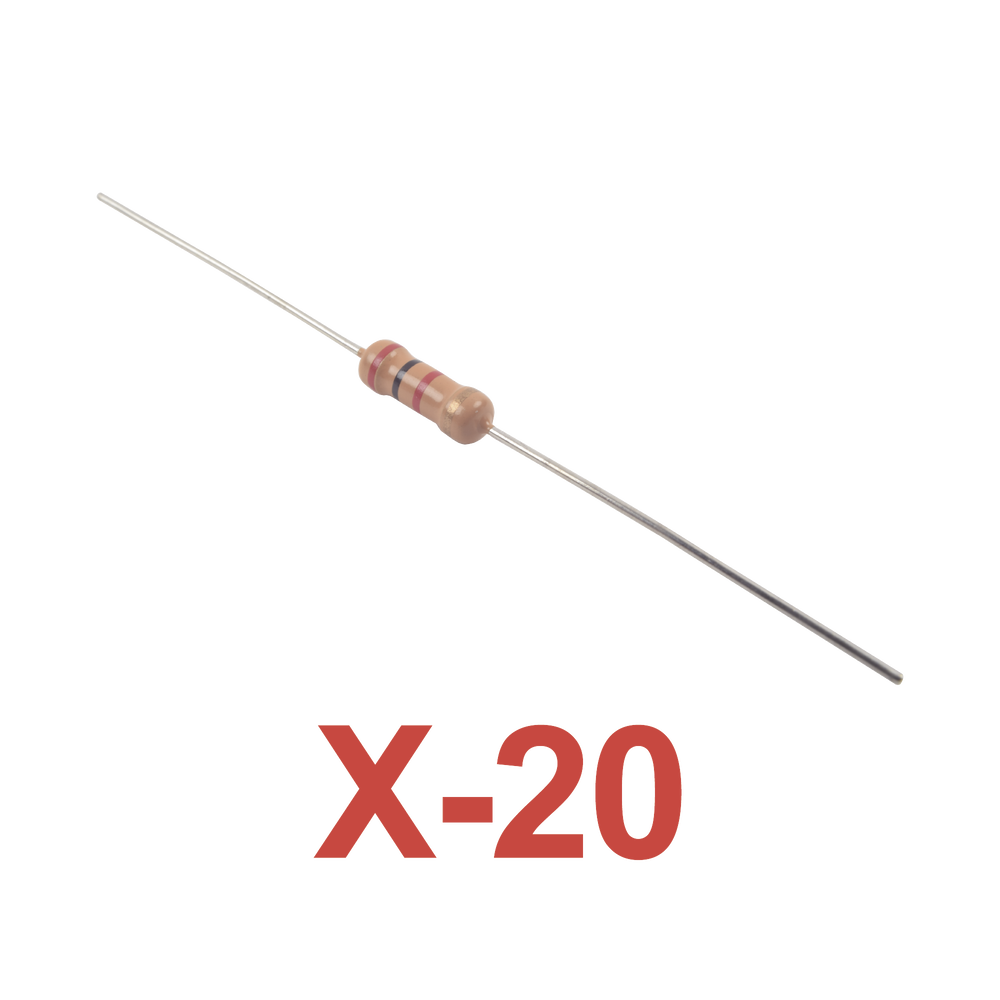 Resistence 2K OHM 1/2 WATT 5% Axial Carbon Film