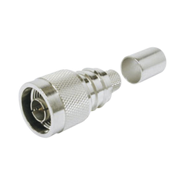 Conector N Macho Plegable con Pin Cautivo para cable LMR de 75 Ohms