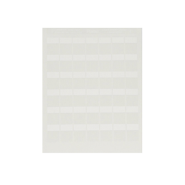 Hojas con 2500 Etiquetas Auto-laminadas para Impresora Láser/Inyección de Tinta, para Cables de 2 a 4.1 mm de Diámetro (18 - 14 AWG)