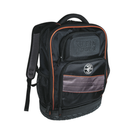 Mochila para herramientas y computadora portátil Tradesman Pro™ en poliéster negro con 25 bolsillos (No incluye herramientas).