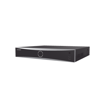 (ACUSENSE / Evita Falsas Alarmas) NVR 12 Megapixel (4K) / Reconocimiento Facial / 32 Canales IP / Base de Datos / 4 Bahías de Disco Duro