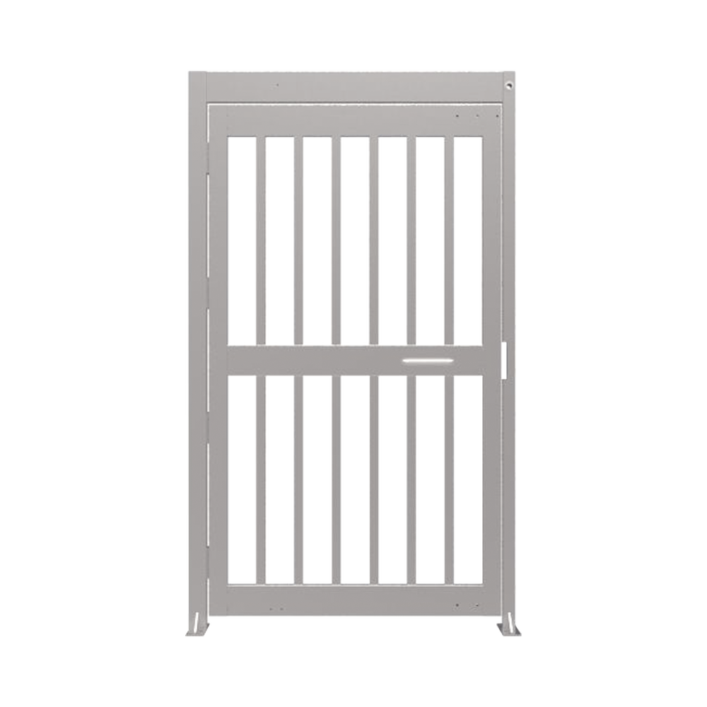 Puerta de Alta Seguridad de Cuerpo Completo Acabado en Acero Inoxidable