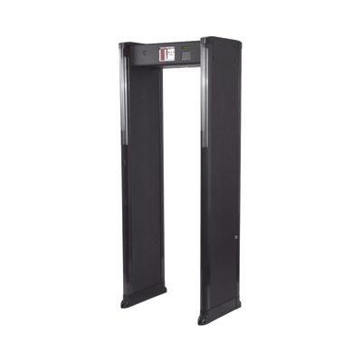 Arco Detector de Metales de 6 Zonas para Intemperie con Anclaje para Fijarse al Piso. Incluye Sensor IR para evitar falsas Alarmas / Certificado por la Administración Federal de Aviación de EE. UU. (FAA)