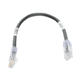 Cable de Parcheo TX6, UTP Cat6, 24 AWG, CM, Color Negro, 1ft