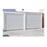 Puerta de Garage de Alta Calidad / Linea Central / Color Blanco 8X7 pies,  AISLADA, Estilo Americana.