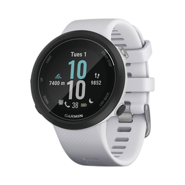Reloj Garmin Swim 2 color blanco, ideal para uso en deportes o actividades de natación.