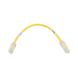 Cable de Parcheo TX6, UTP Cat6, 24 AWG, CM, Color Amarillo, 1ft