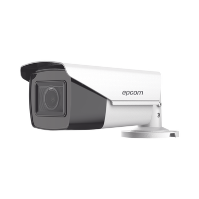 Bala TURBOHD 5 Megapixel / Lente Mot. 2.7 a 13.5 mm / 40 mts IR EXIR / dWDR / TVI-AHD-CVI-CVBS / Exterior IP67  / 12 VCD / 24 VCA