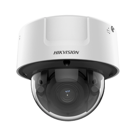 Domo IP 8 Megapixel / Lente Mot. 8 a 32 mm /  DARKFIGHTER / WDR 120 dB / IK10 / IR 30 mts / Conteo Facial / Detección Facial / Interior / PoE / Búsqueda por Atributos / Micrófono Integrado