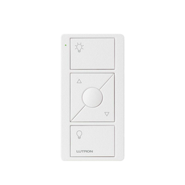 Control remoto PICO 3 botones encender/apagar, subir/bajar intensidad, color blanco, complemente con un atenuador Caseta, RA2, RadioRa2.