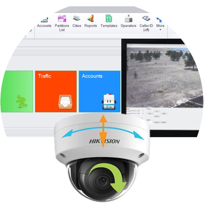 Inicie o renueve su central de monitoreo de alarmas, Kit Software de Monitoreo versión cliente/servidor, incluye 1 operador STW y módulo CAMPREMIUM