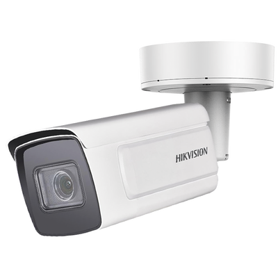 Bala IP 2 Megapixel / Lente Mot. 2.8 a 12 mm / Acabado Anticorrosión / 50 mts IR EXIR / DARKFIGHTER / NEMA 4X / WDR 140 dB /Exterior IP67 / IK10 / Entrada y Salida de Audio y Alarmas