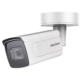 Bala IP 2 Megapixel / Lente Mot. 2.8 a 12 mm / Acabado Anticorrosión / 50 mts IR EXIR / DARKFIGHTER / NEMA 4X / WDR 140 dB /Exterior IP67 / IK10 / Entrada y Salida de Audio y Alarmas