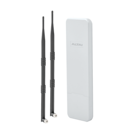 Poderoso Kit WiFi Omnidireccional en 2.4 GHz para WISP, Hasta +200 m de Cobertura, El Kit Incluye Punto de Acceso C1XN+ y  2 x Antenas de 9dBi  Omnidireccionales