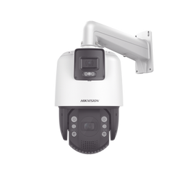 PTZ IP 4 Megapixel con Cámara Panoramica 4 Megapixel / 32X Zoom / 200 mts IR / IP66 / IK10  / WDR / Hi-PoE / Entrada-Salida de Audio y Alarma / Ultra Baja Iluminación