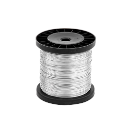 Cable de Aluminio Reforzado / Intemperie / Ideal para Cercas Electrificadas / Calibre 16 - 500mts