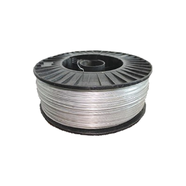 Cable de Aluminio Reforzado / Intemperie / Ideal para Cercas Electrificadas / Calibre 14 - 500mts