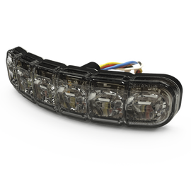 Luz perimetral , 12 LEDs Ultra Brillantes, Dual Color Rojo / Claro