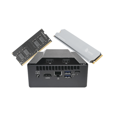 Kit Estación de Trabajo Básica / Core i5 / RAM 4GB / SSD 256GB