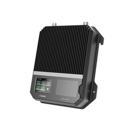 Amplificador Office 200 para 4G, 3G, 2G y llamada VoLTE y convencional. Especial para personalizarlo con antenas, cables y accesorios de acuerdo al requerimiento de la instalación. Puede cubrir áreas de hasta 4300 Metros Cuadrados