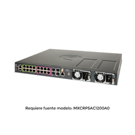Switch inteligente cnMatrix TX2020R-P con 16 puertos PoE y 4 SFP+, para fuentes removibles