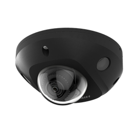Domo IP 4 Megapixel / Color Negro / Lente 2.8 mm / Micrófono Integrado / 30 mts IR EXIR / Exterior IP67 / IK10 /  WDR 120 dB / PoE / Videoanaliticos (Filtro de Falsas Alarmas) / Ultra Baja Iluminación / Entrada y Salida de Audio y Alarma