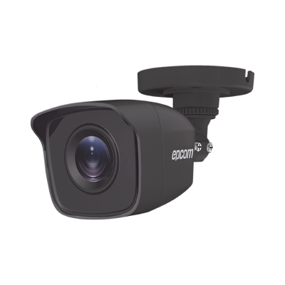 Bala TURBOHD 5 Megapíxel / Lente 2.8mm (85° de Visión) / Exterior IP66 / IR EXIR 20 mts / TVI-AHD-CVI-CVBS / Metal