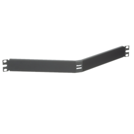 Tapa Ciega Para Rack Estándar de 19in, Angulado, de Acero, 1UR, Color Negro