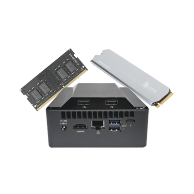 Kit Estación de Trabajo Básica / Core i7 / RAM 8GB / SSD 256GB