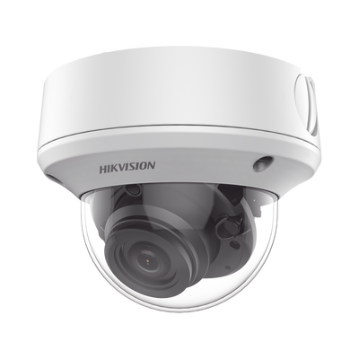 Domo TURBOHD 5 Megapixel / Lente Motorizado 2.7 - 13.5 mm / IR EXIR 40 mts / TVI-AHD-CVI-CVBS / IK10 / IP67 / dWDR