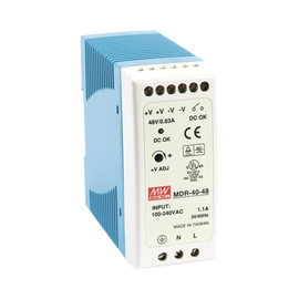 Fuente de poder Industrial Riel Din 48Vcd, 40W