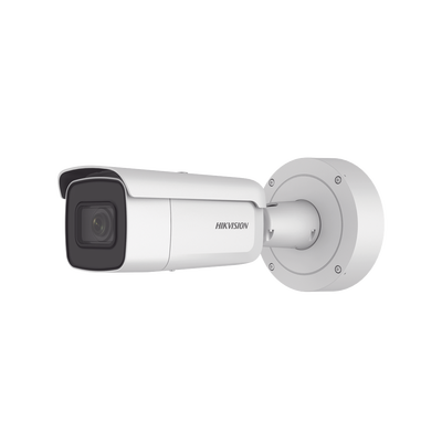 Bala IP 2 Megapixel / 60 mts IR EXIR / Lente Mot. 2.7 a 13.5 mm / Ultra Baja Iluminación / Exterior IP67 / IK10 / Videoanaliticos Integrados / WDR 120 dB / PoE+ / Audio y Alarmas