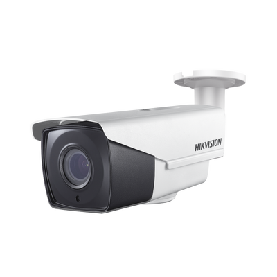 Bala TURBOHD 2 Megapixel (1080p) / Lente Mot 2.7 - 13.5 mm / 80 mts IR EXIR / Exterior IP67 / WDR 130 dB / 12 VCD / Ultra Baja Iluminación / Metal