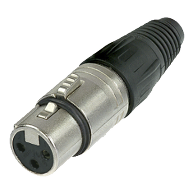 Conector XLR 3 Pines Hembra | Ideal para Conexiones de Micrófonos y Mezcladoras | Equipo de Audio Profesional