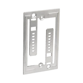 Soporte de Baja Tensión Galvanizado, Para una Placa de Pared, Instalación Con Tornillo, Paquete de 100 Piezas