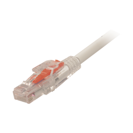 Patch Cord LockIT ™ Cat6 UTP, CM / LS0H, 7ft, Color Blanco, 26 AWG