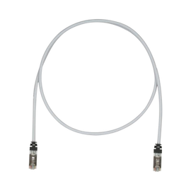 Patch Cord Cat6A, Blindado S/FTP, CM/LS0H, 17ft, Color Gris